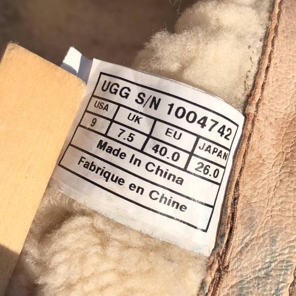 UGG Cognac Suede Kimbra Two-Button Zip Entry Boots 9 EUC - Picture 9 of 14